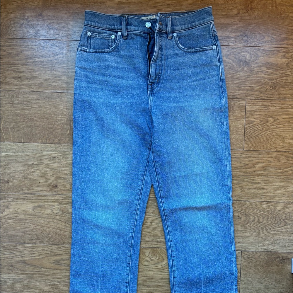 Madewell Women's 90s Straight Leg Blue Jeans (Tall)